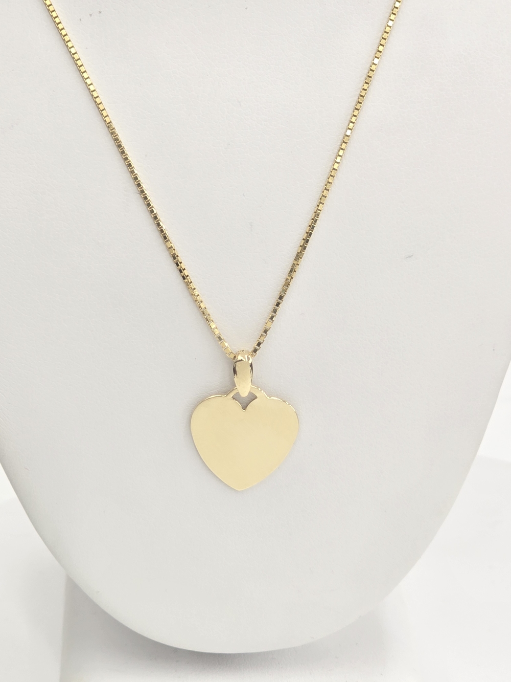 14k Real Gold Heart Pendant Only